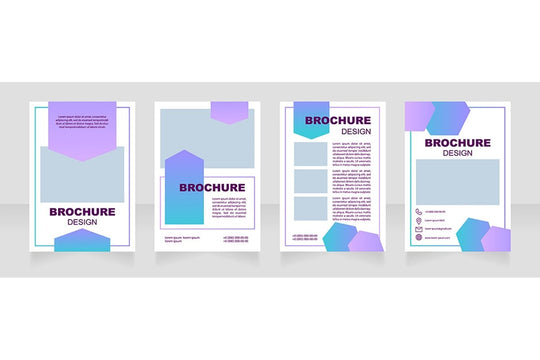 Clinical service brochure template bundle