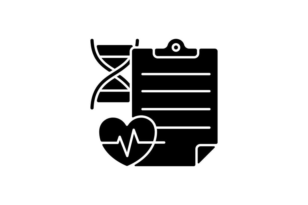 Clinical trials black glyph icons set on white space
