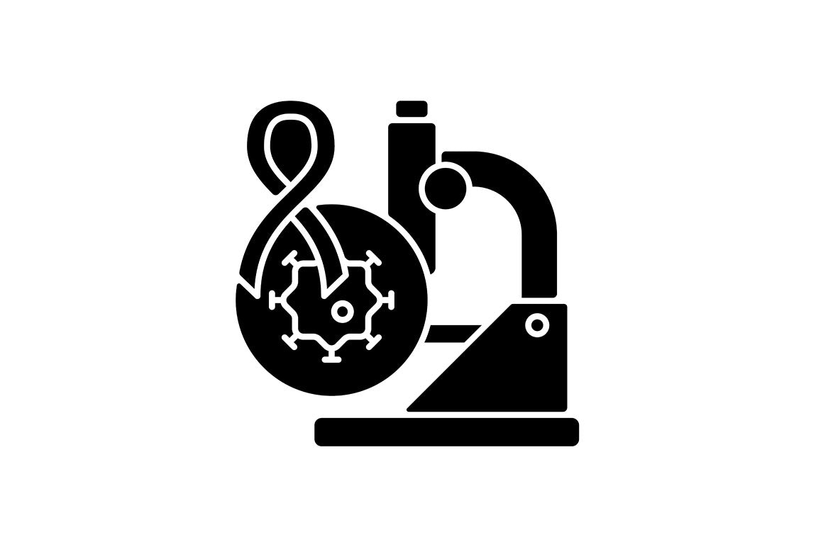 Clinical trials black glyph icons set on white space