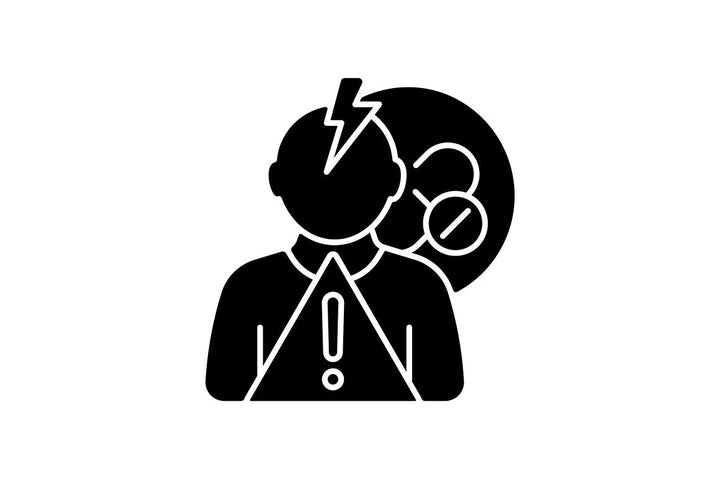 Clinical trials black glyph icons set on white space