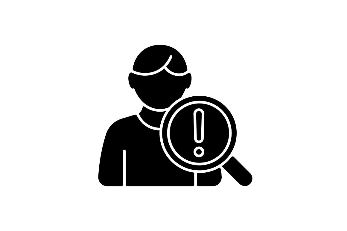 Clinical trials black glyph icons set on white space