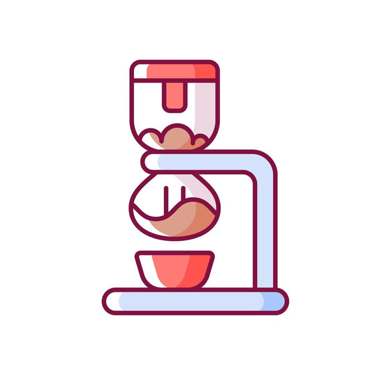 Coffee and barista accessories RGB color icons set