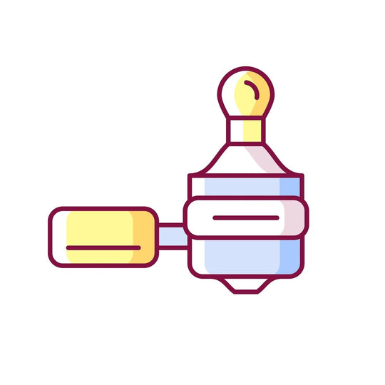 Coffee and barista accessories RGB color icons set