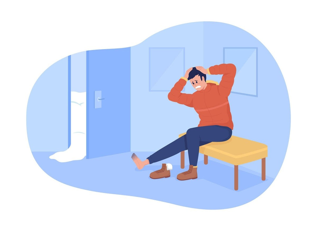 Common daily situations 2D vector isolated illustration set