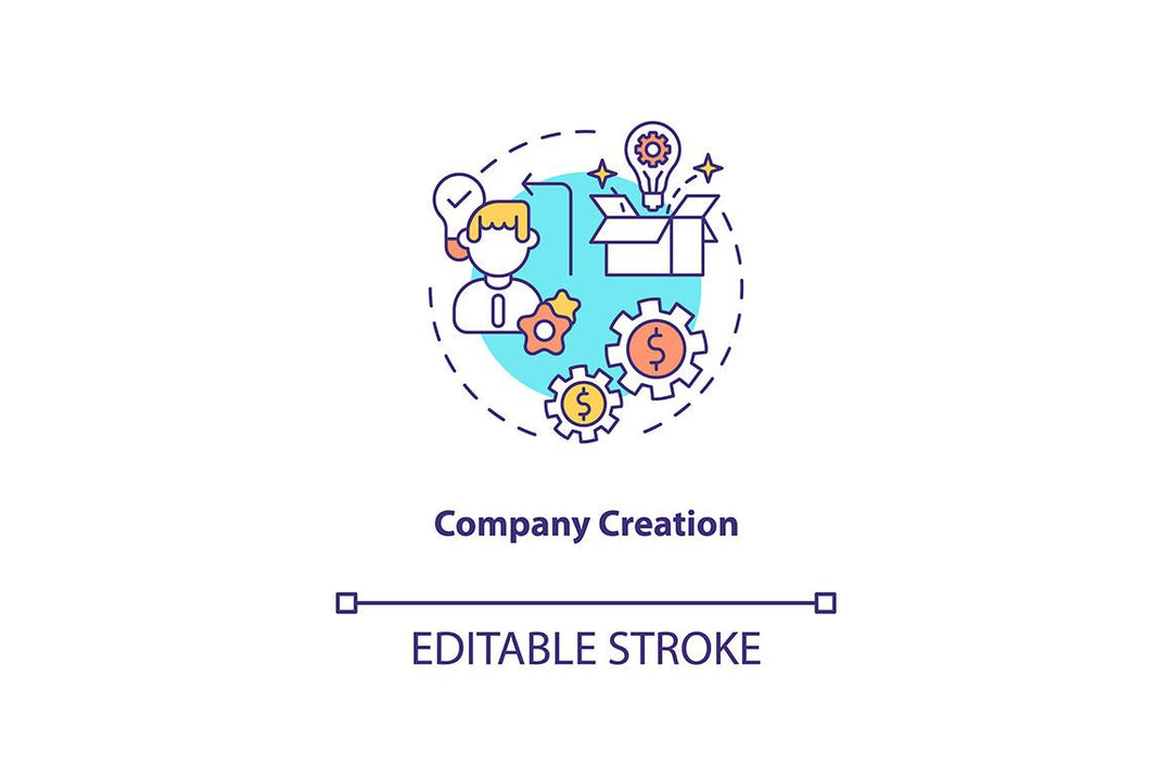 Communication strategy concept icons bundle