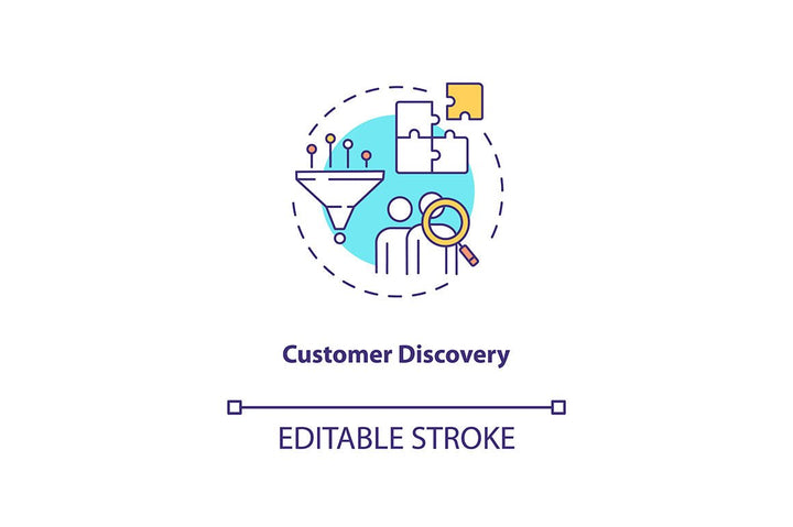 Communication strategy concept icons bundle