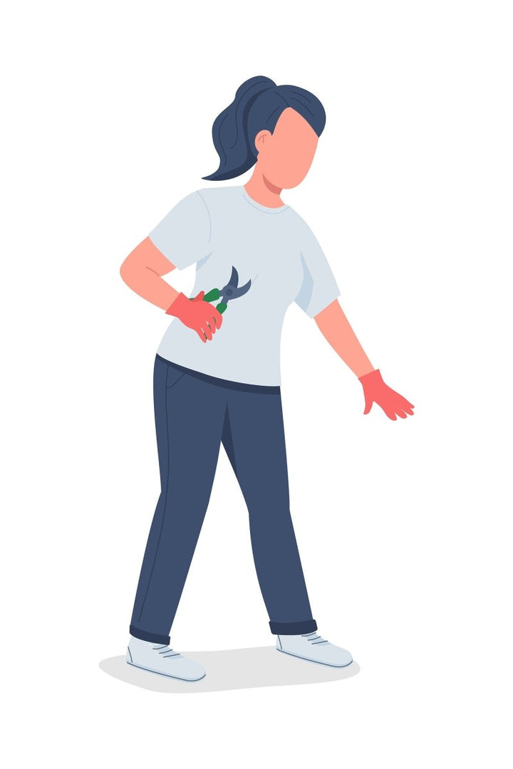 Community workers flat contour vector illustrations set