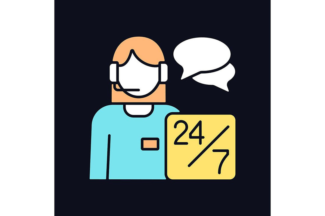 Company staff related light and dark theme RGB color icons set