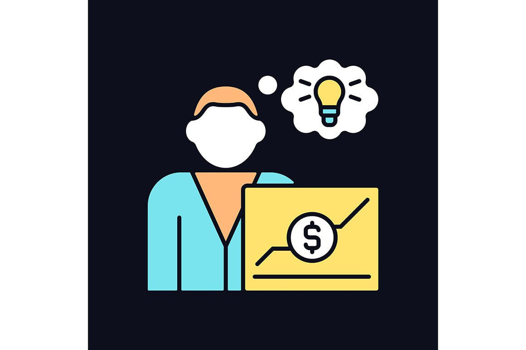 Company staff related light and dark theme RGB color icons set