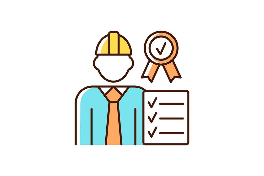 Company staff related light and dark theme RGB color icons set