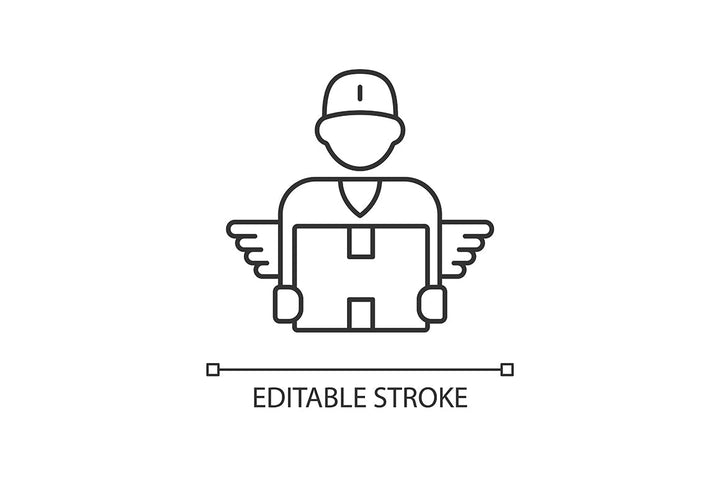 Company staff related linear icons set for dark and light mode