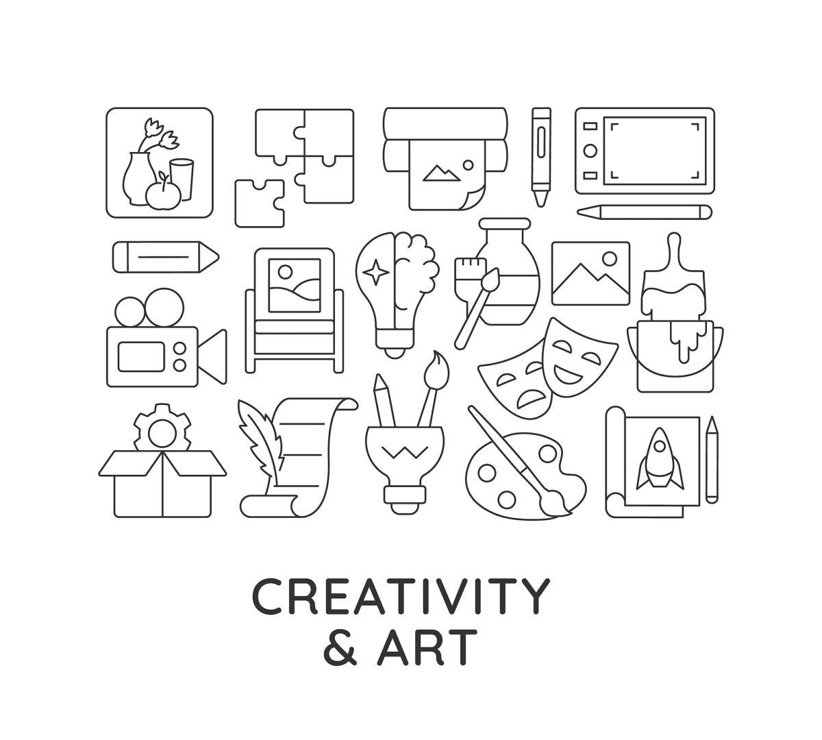 Concept icons with headline bundle 2