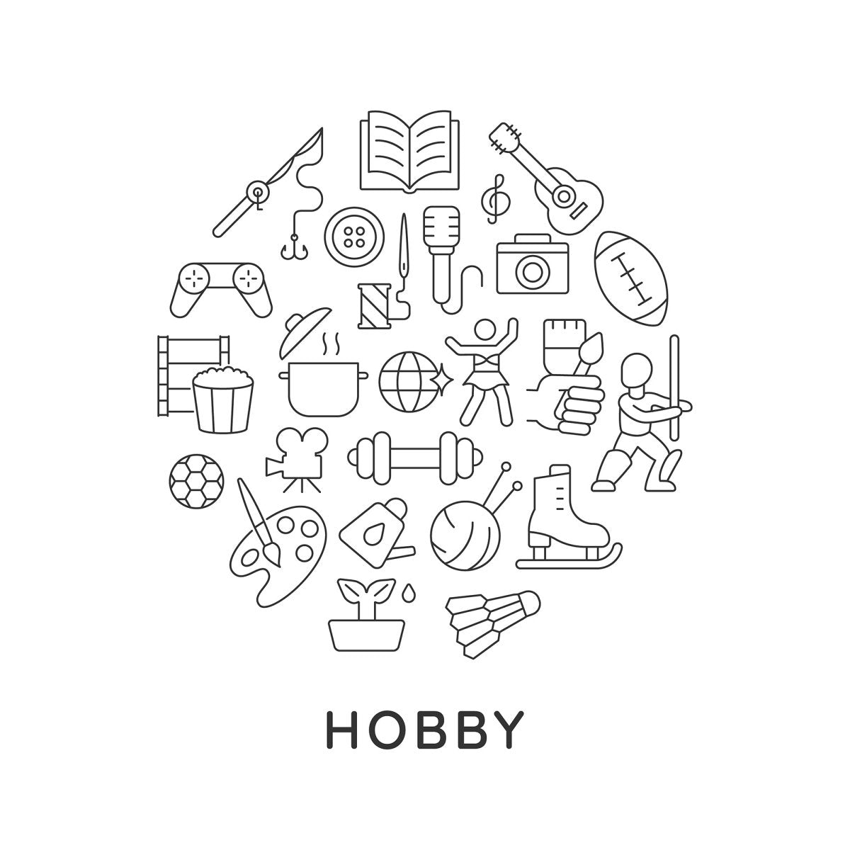Concept icons with headline bundle