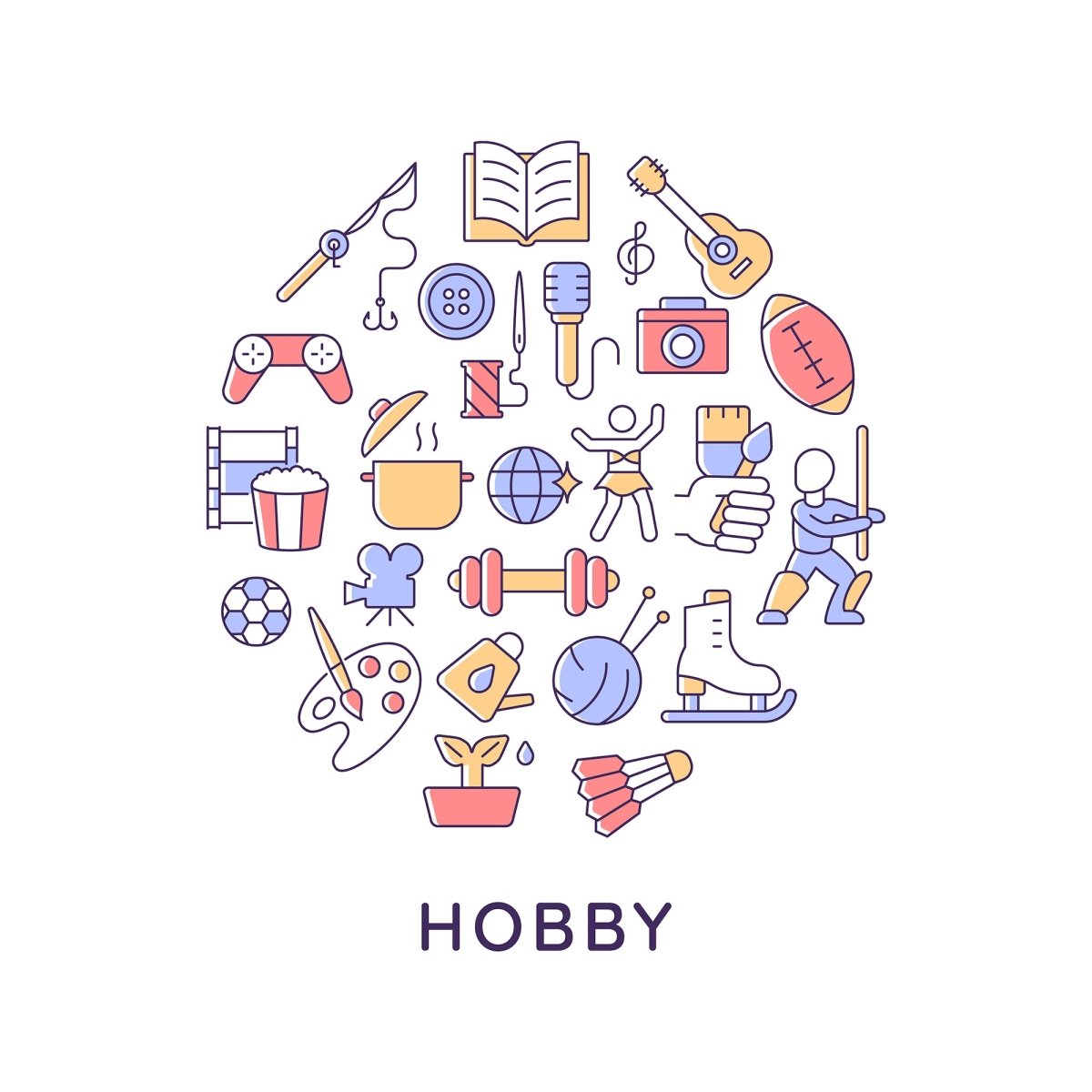 Concept icons with headline bundle
