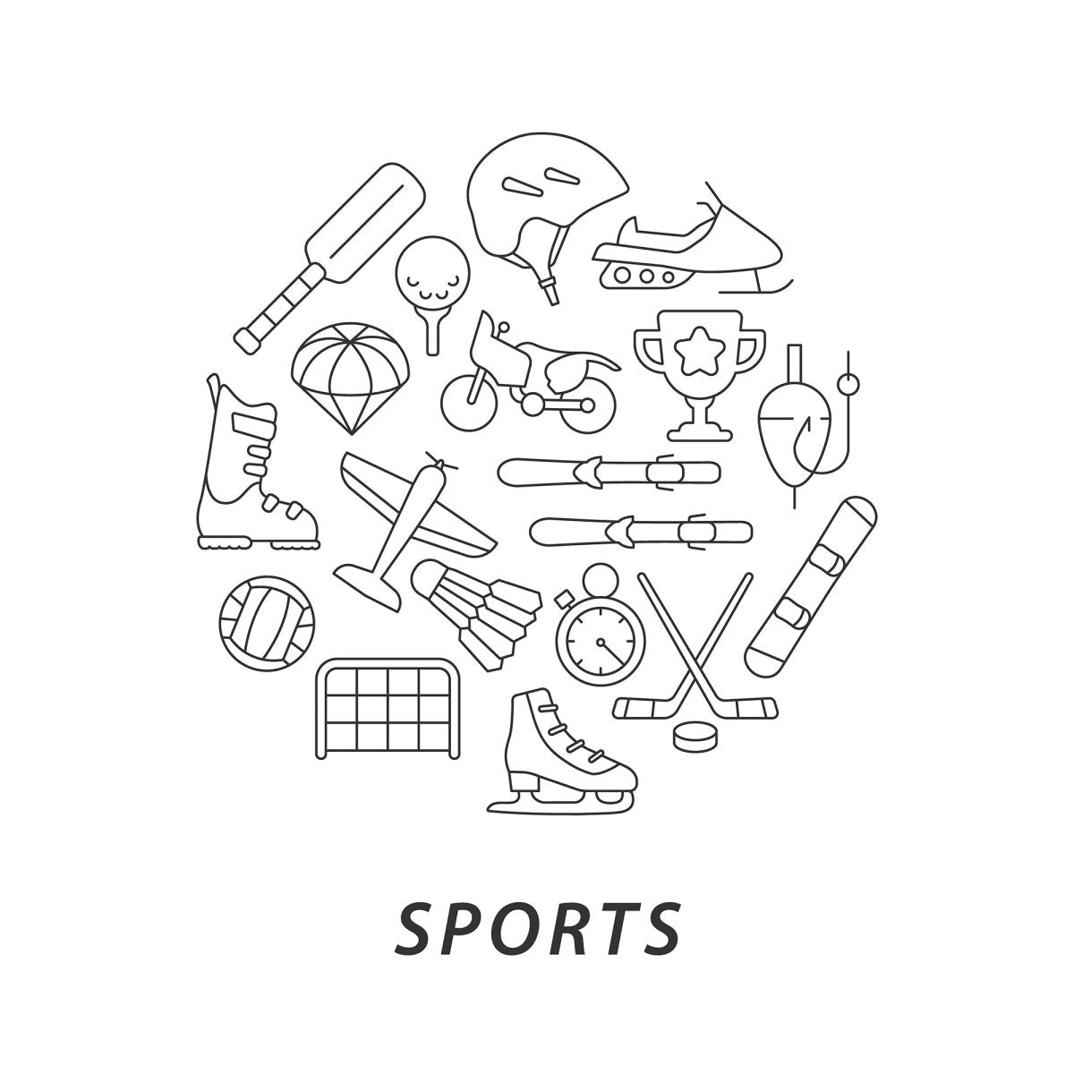 Concept icons with headline bundle