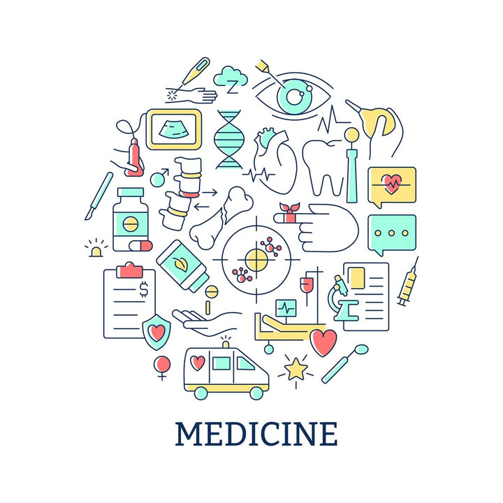 Concept icons with headline bundle