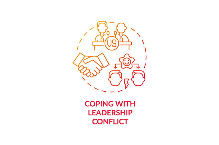 Conflict management concept icons bundle