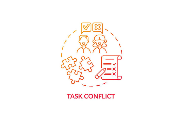 Conflict management concept icons bundle