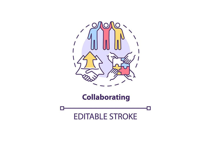 Conflict management concept icons bundle