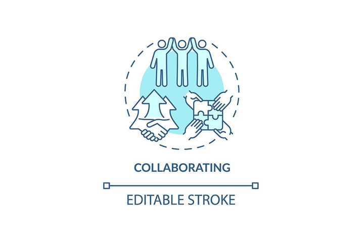 Conflict management concept icons bundle