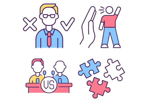 Conflict Management Icons Bundle