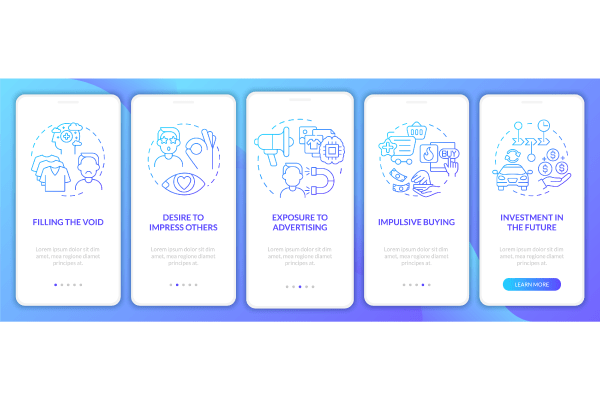 Consumerism App Page Screen Bundle