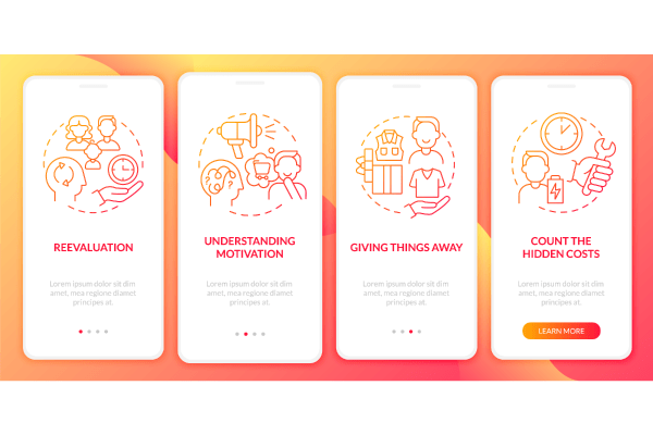 Consumerism App Page Screen Bundle