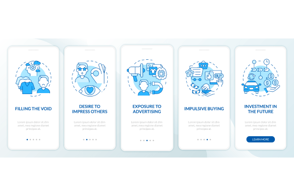 Consumerism App Page Screen Bundle
