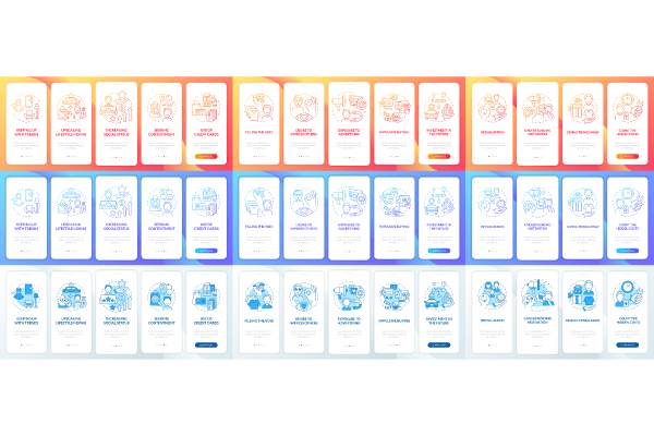 Consumerism App Page Screen Bundle