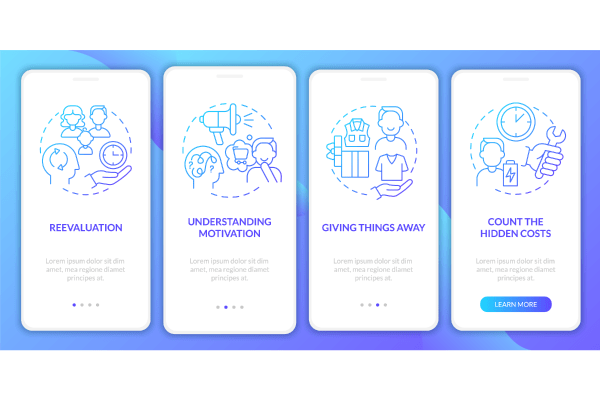 Consumerism App Page Screen Bundle