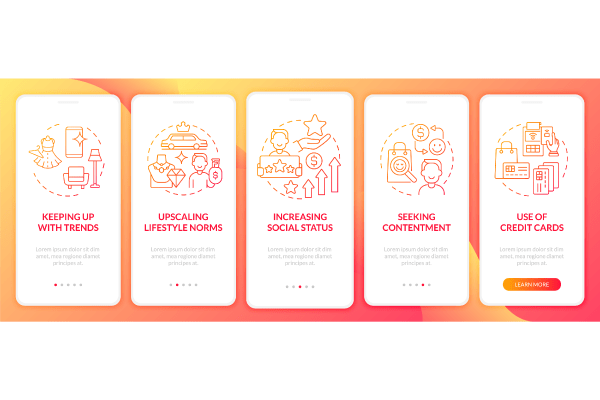 Consumerism App Page Screen Bundle