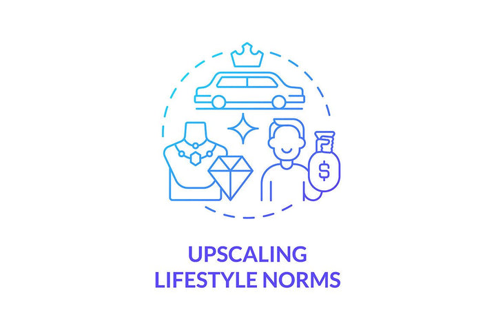 Consumerism concept icons bundle