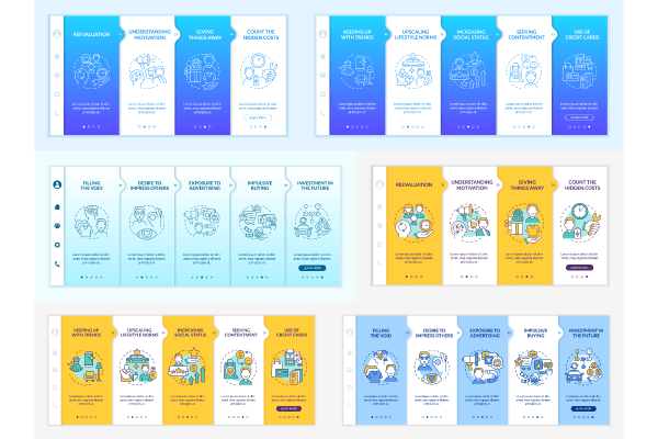 Consumerism Motivation Templates Bundle