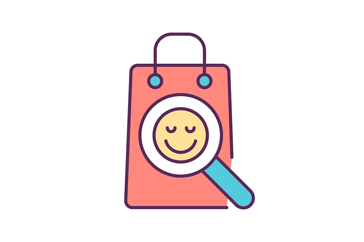 Consumerism RGB color icons set