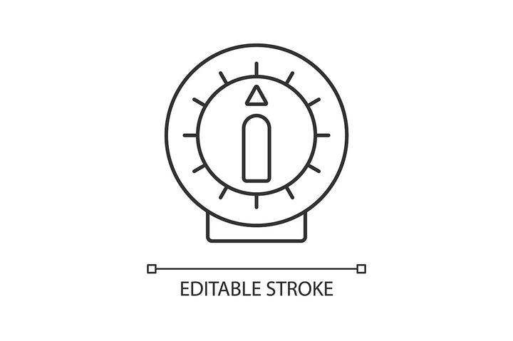 Cooking instruction linear icons set for dark and light mode