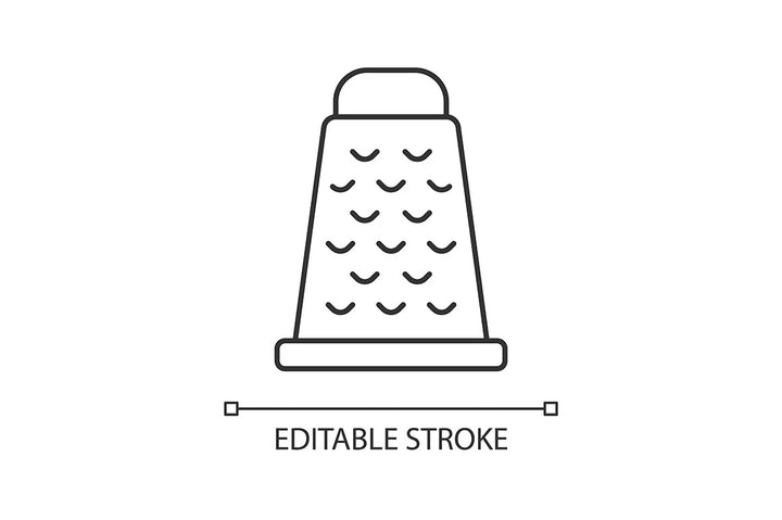 Cooking instruction linear icons set for dark and light mode