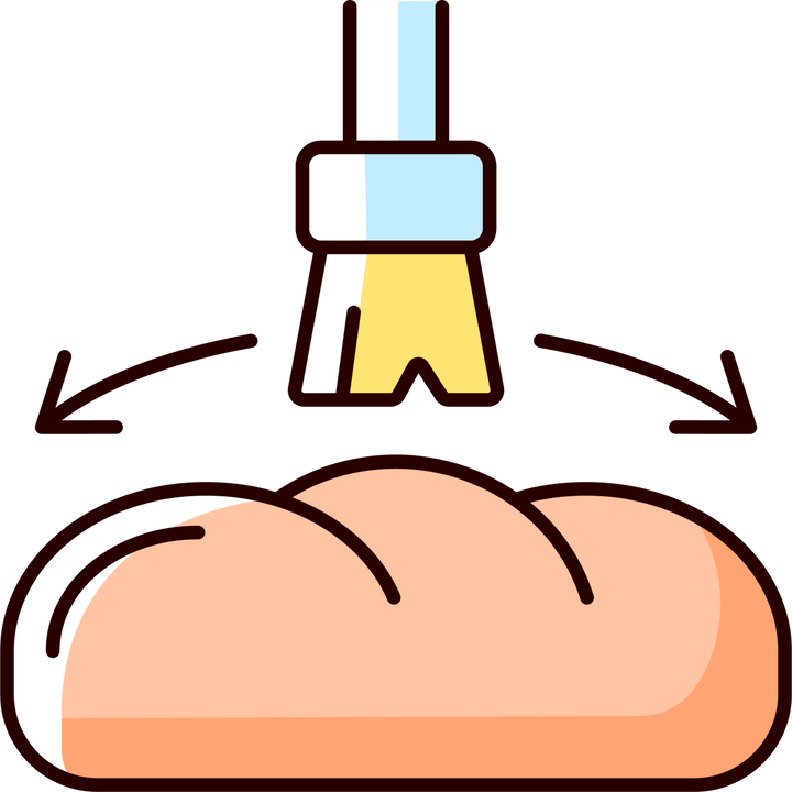 Cooking instruction RGB color icons set