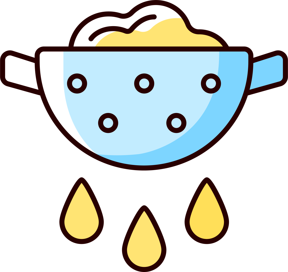 Cooking instruction RGB color icons set