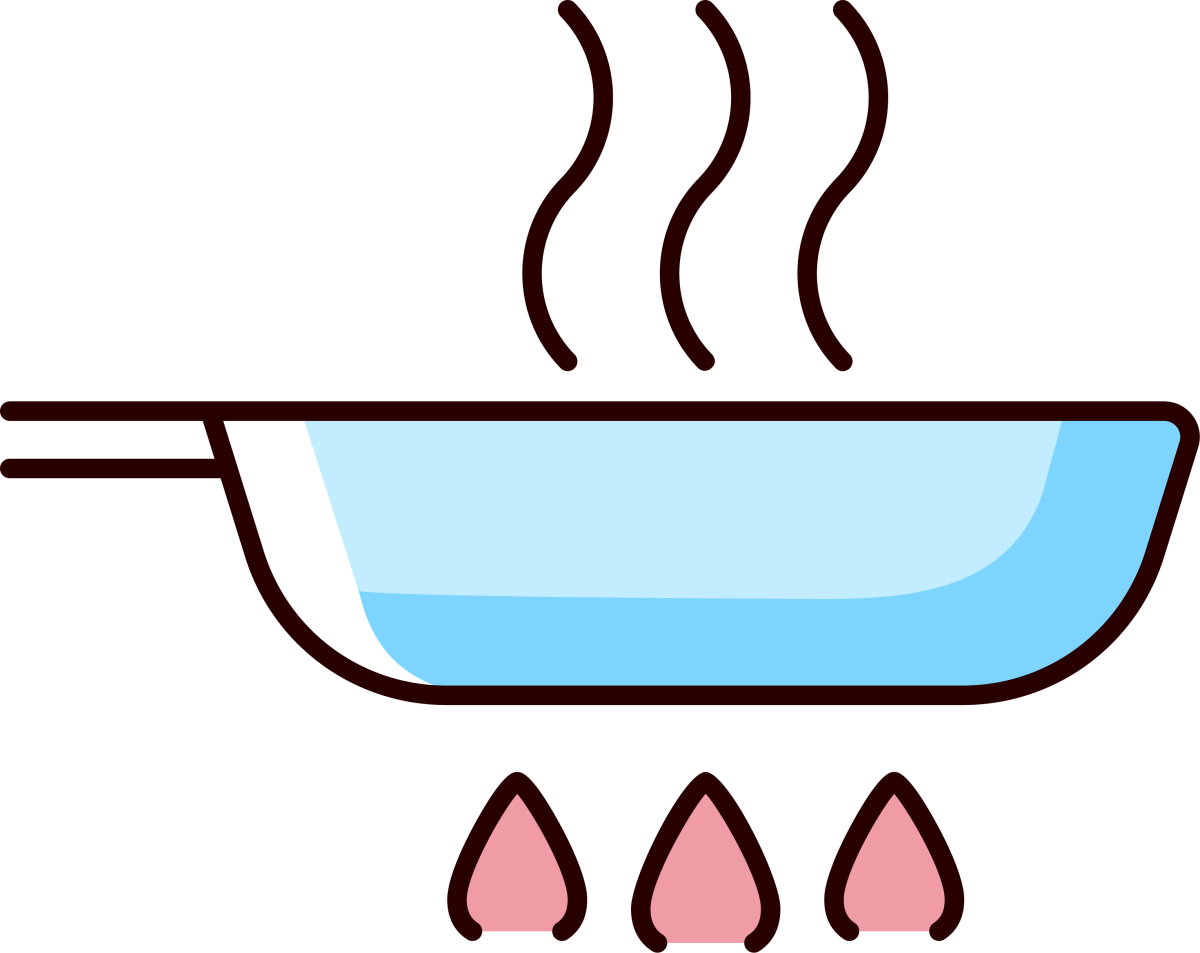 Cooking instruction RGB color icons set