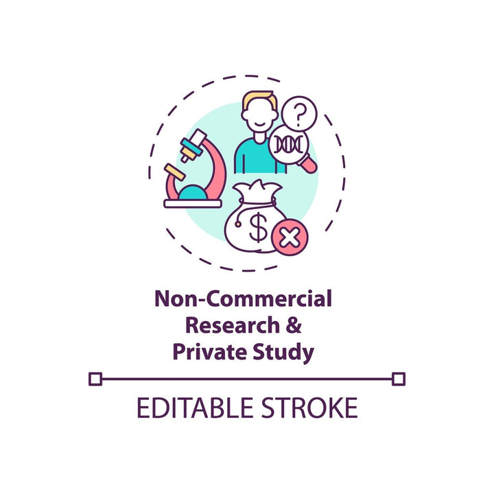 Copyright law concept icons bundle