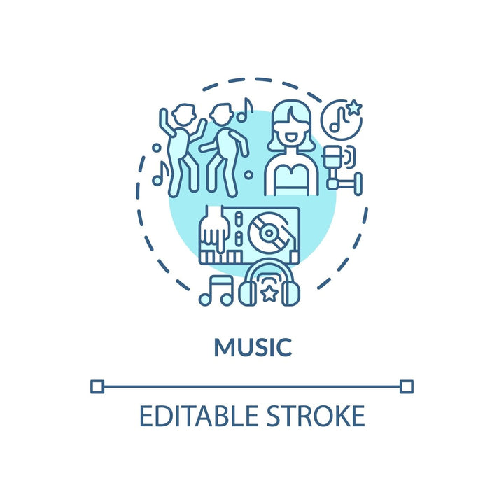 Copyright law concept icons bundle