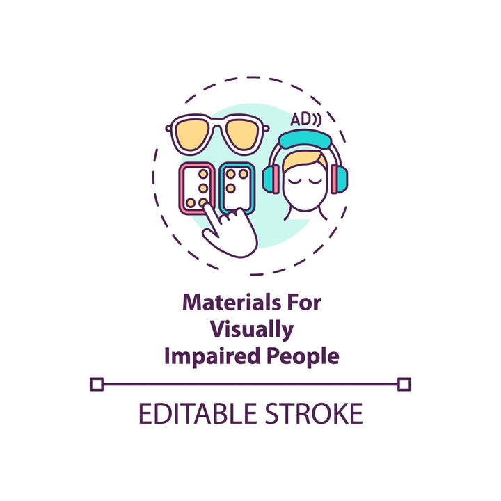 Copyright law concept icons bundle