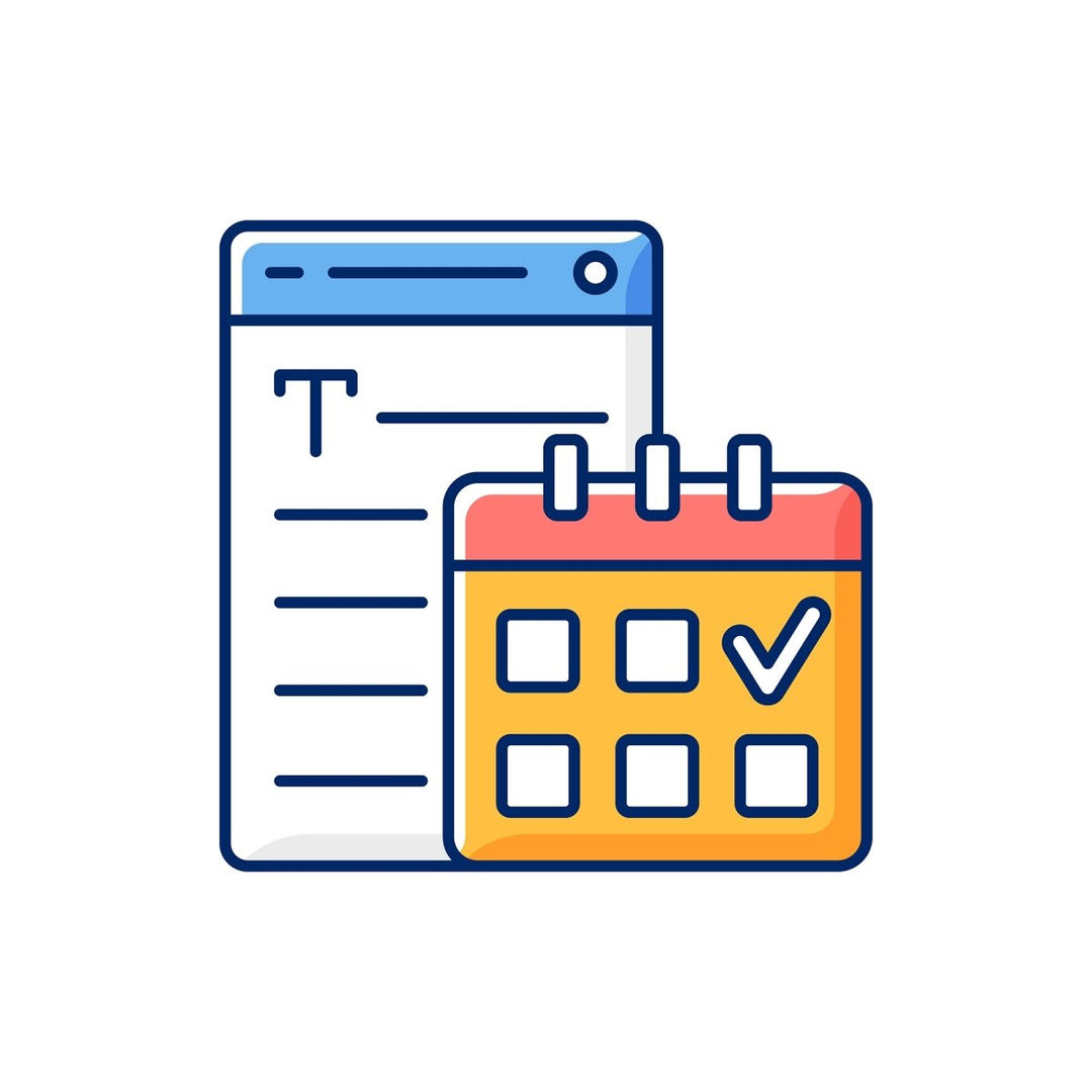 Copywriting RGB color icons set