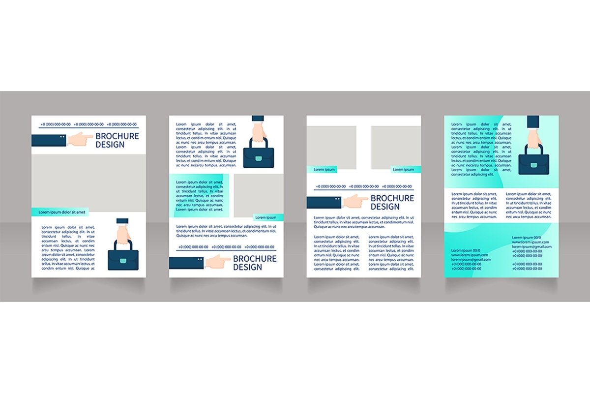 Corporate culture brochure template bundle