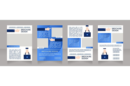 Corporate culture brochure template bundle