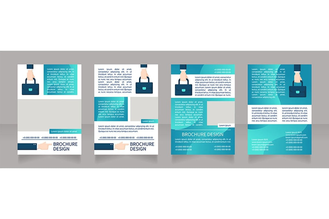 Corporate culture brochure template bundle