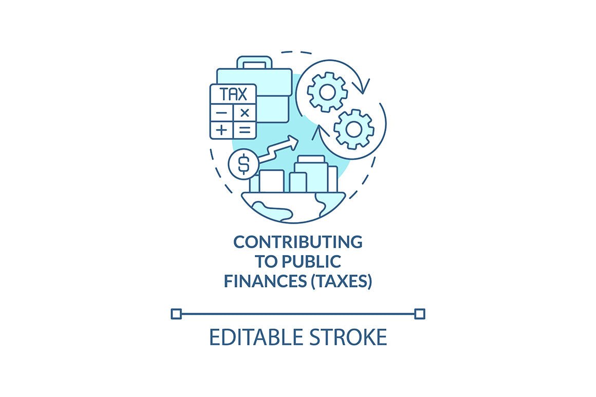 Corporate social responsibility offence concept icons bundle
