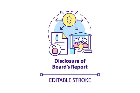 Corporate social responsibility offence concept icons bundle