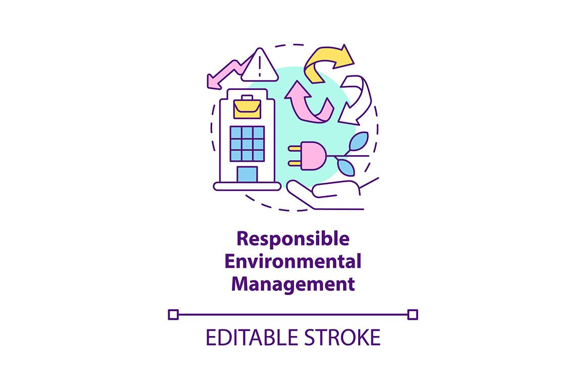 Corporate social responsibility offence concept icons bundle