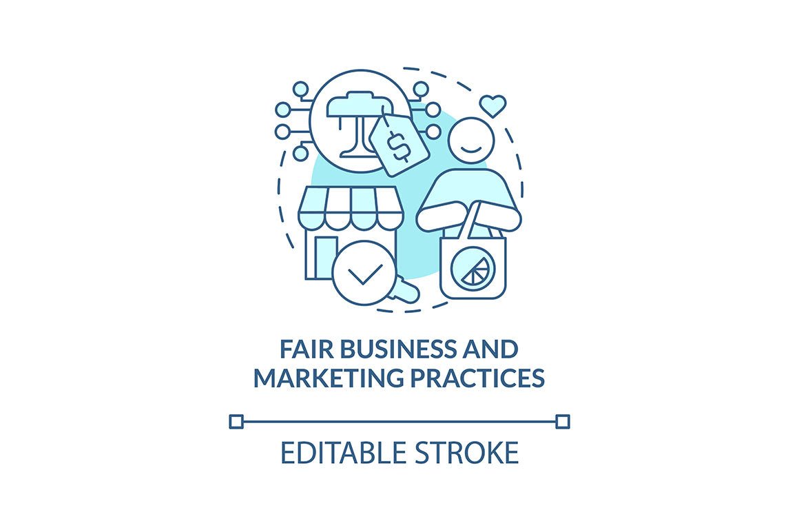 Corporate social responsibility offence concept icons bundle